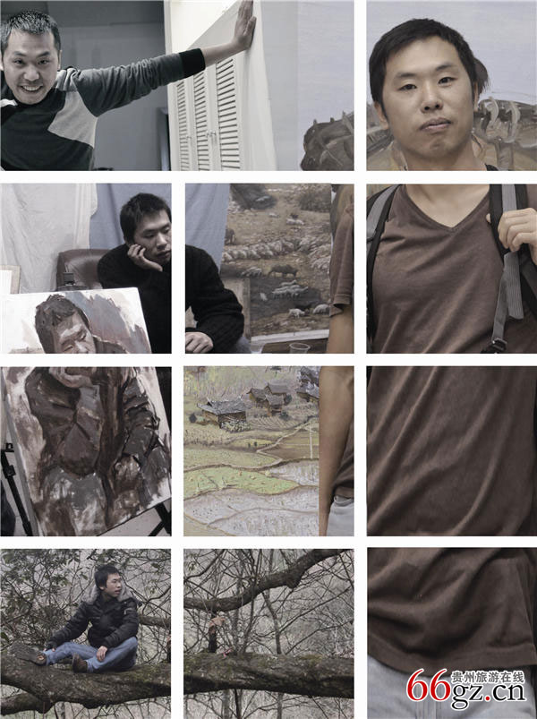 融贵州艺术家马骏师生油画展